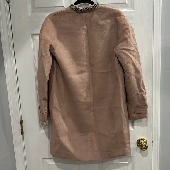 Rebecca Taylor Embellished Collar Coat - Picture 3 of 6